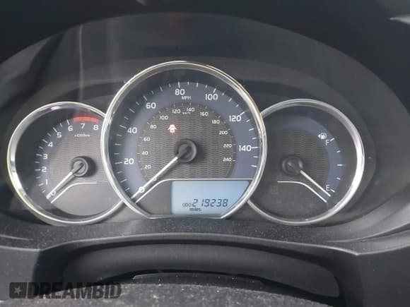 ✅ 2016 Toyota Corolla LE • VIN: 2T1BURHE3GC689131 • Lot: 43614253. Listed on IAAI with 219,238 mi. Free auction sales archive from the USA and detailed vehicle history report at DreamBid. Image 7.