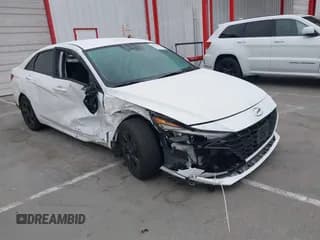 ✅ 2023 Hyundai Elantra Blue • VIN: KMHLM4AJ7PU047007 • Lot: 43150567. Listed on IAAI with 126,910 mi. Free auction sales archive from the USA and detailed vehicle history report at DreamBid. Image 1.