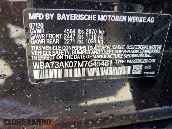 ✅ 2021 BMW 2 Series 228i xDrive • VIN: WBA73AK07M7G45461 • Lot: 84246755. Wystawiony na Copart z przebiegiem 34 053 mil. Bezpłatny archiwum sprzedaży aukcyjnych z USA i szczegółowy raport historii pojazdu na DreamBid. Zdjęcie 13.