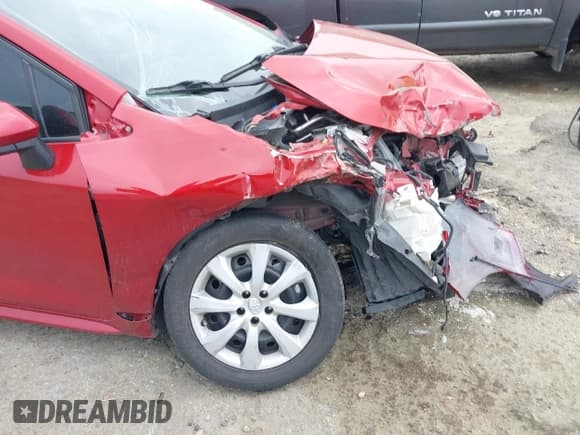 ✅ 2021 Toyota Corolla LE • VIN: 5YFEPMAE9MP197703 • Lot: 41939416. Listed on IAAI with 55,421 mi. Free auction sales archive from the USA and detailed vehicle history report at DreamBid. Image 6.