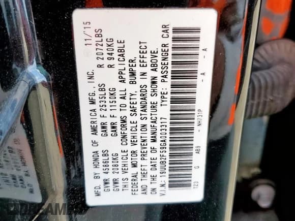 ✅ 2016 Acura TLX Technology • VIN: 19UUB2F59GA003317 • Лот: 68149855. Опубликован ранее на Copart с пробегом Не указан. Бесплатный доступ к архиву аукционных продаж из США и подробный отчёт об истории автомобиля на DreamBid. Изображение 12.