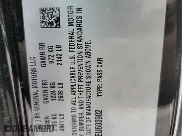 ✅ 2014 Cadillac ELR • VIN: 1G6RM1E43EU600902 • Lot: 51568085. Wystawiony na Copart z przebiegiem 167 166 mil. Bezpłatny archiwum sprzedaży aukcyjnych z USA i szczegółowy raport historii pojazdu na DreamBid. Zdjęcie 12.