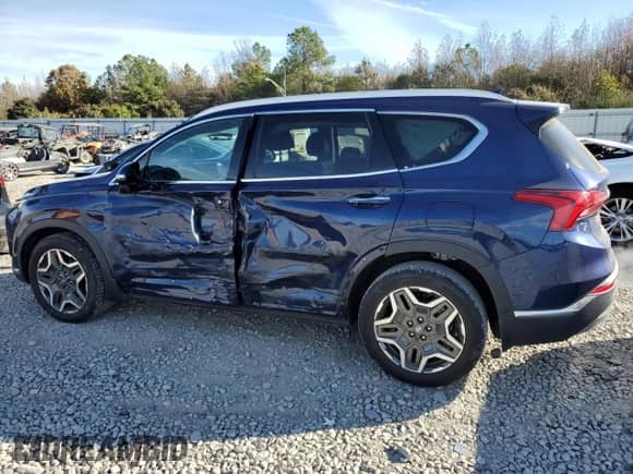 2021 Hyundai Santa Fe Limited with VIN 5NMS44AL9MH333333, listed as a Copart auction lot 68804442 with 11,843 mi miles and . Bid and sale history available at DreamBid. Image 2.