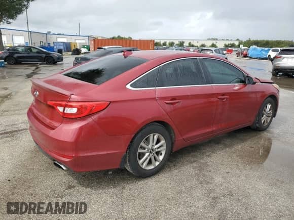 2016 Hyundai Sonata SE with VIN 5NPE24AF1GH297500, listed as a Copart auction lot 85482905 with 122,908 mi miles and Salvage title. Bid and sale history available at DreamBid. Image 3.