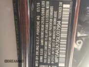 ✅ 2016 Porsche Panamera 4 • VIN: WP0AA2A73GL007994 • Lot: 90140435. Listed on Copart with Not provided. Free auction sales archive from the USA and detailed vehicle history report at DreamBid. Image 12.