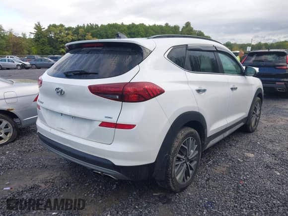 2021 Hyundai Tucson Limited with VIN KM8J3CAL8MU390197, listed as a IAAI auction lot 43297455 with 42,293 mi miles and . Bid and sale history available at DreamBid. Image 4.