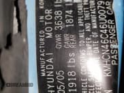 ✅ 2006 Hyundai Accent GLS • VIN: KMHCN46C46U007974 • Lot: 56769975. Listed on Copart with Not provided. Free auction sales archive from the USA and detailed vehicle history report at DreamBid. Image 12.