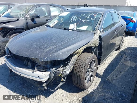 ✅ 2016 Acura TLX Technology • VIN: 19UUB2F56GA010841 • Lot: 42777409. Listed on IAAI with 74,111 mi. Free auction sales archive from the USA and detailed vehicle history report at DreamBid. Image 2.