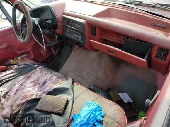 ✅ 1991 Ford F-150 • VIN: 1FTDF15Y7MLA15992 • Lot: 73517284. Listed on Copart with 89,570 mi. Free auction sales archive from the USA and detailed vehicle history report at DreamBid. Image 8.