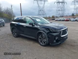 ✅ 2023 Infiniti QX60 Luxe • VIN: 5N1DL1FS9PC375784 • Лот: 43728403. Опубликован ранее на IAAI с пробегом 41 421 миль. Бесплатный доступ к архиву аукционных продаж из США и подробный отчёт об истории автомобиля на DreamBid. Изображение 1.