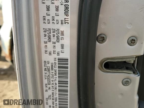 ✅ 2014 Ram 1500 Big Horn • VIN: 1C6RR7TT4ES222538 • Lot: 92052555. Listed on Copart with 236,975 mi. Free auction sales archive from the USA and detailed vehicle history report at DreamBid. Image 12.