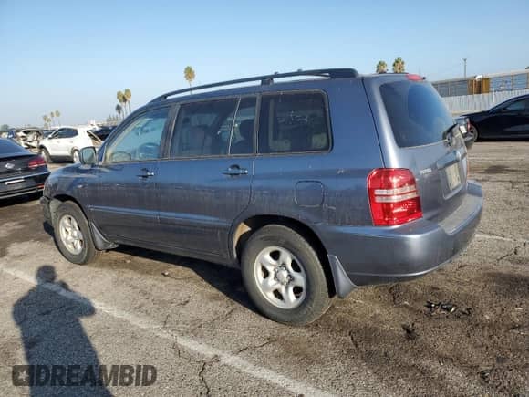 2003 Toyota Highlander z VIN JTEGD21A330069867, wystawiony jako Copart lot #84802535 z przebiegiem 128 895 mil mil oraz Czysty tytuł • Clean title. Historia ofert i sprzedaży dostępna na DreamBid. Obrazek 2.