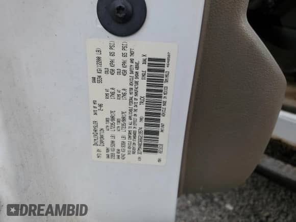 2006 Dodge 3500 SLT z VIN 3D7MX48C66G219574, wystawiony jako Copart lot #84019964 z przebiegiem Nie podano mil oraz Szkoda całkowita • Salvage title. Historia ofert i sprzedaży dostępna na DreamBid. Obrazek 12.