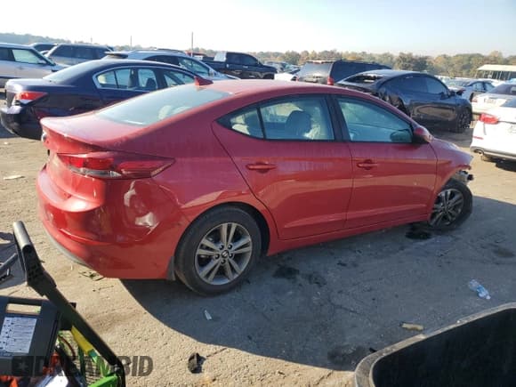✅ 2018 Hyundai Elantra Limited • VIN: 5NPD84LF4JH278194 • Lot: 90920405. Listed on Copart with 74,580 mi. Free auction sales archive from the USA and detailed vehicle history report at DreamBid. Image 3.