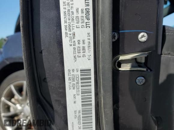 ✅ 2014 Dodge Dart SXT • VIN: 1C3CDFBB1ED915110 • Lot: 71031285. Listed on Copart with 111,955 mi. Free auction sales archive from the USA and detailed vehicle history report at DreamBid. Image 12.