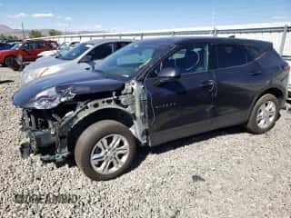 2022 Chevrolet Blazer LT with VIN 3GNKBHR48NS141865, listed as a Copart auction lot 66388314 with Not provided miles and Salvage title. Bid and sale history available at DreamBid. Image 1.