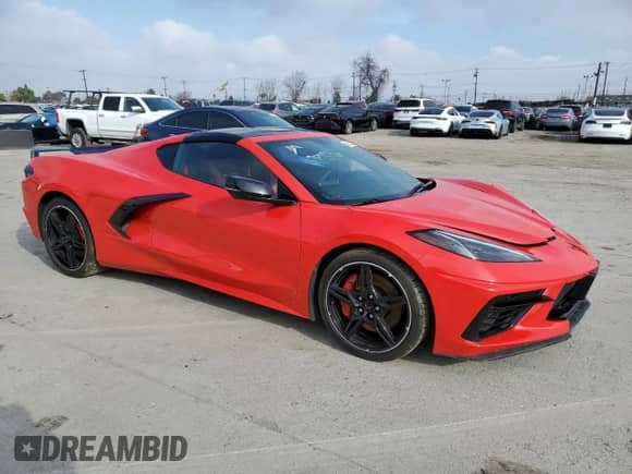 2021 Chevrolet Corvette 2LT z VIN 1G1YB2D41M5116427, wystawiony jako Copart lot #49355255 z przebiegiem 9 316 mil mil oraz Szkoda całkowita • Salvage title. Historia ofert i sprzedaży dostępna na DreamBid. Obrazek 4.