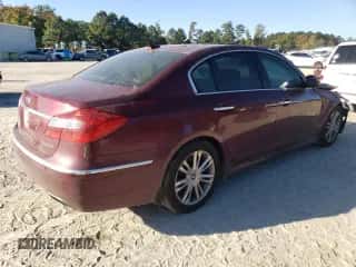 2013 Hyundai Genesis 3.8L z VIN KMHGC4DD6DU228072, wystawiony jako Copart lot #76790854 z przebiegiem 119 610 mil mil oraz Szkoda całkowita • Salvage title. Historia ofert i sprzedaży dostępna na DreamBid. Obrazek 3.