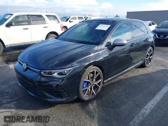 ✅ 2023 Volkswagen Golf R • VIN: WVWFB7CD0PW138608 • Lot: 43763570. Listed on IAAI with 12,616 mi. Free auction sales archive from the USA and detailed vehicle history report at DreamBid. Image 2.