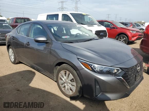 ✅ 2024 Nissan Sentra S • VIN: 3N1AB8BV5RY270580 • Lot: 86143985. Listed on Copart with 54,860 mi. Free auction sales archive from the USA and detailed vehicle history report at DreamBid. Image 4.