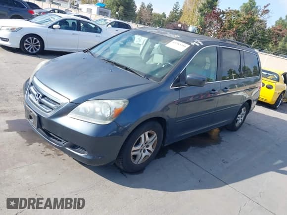✅ 2005 Honda Odyssey EX-L • VIN: 5FNRL386X5B412931 • Лот: 43783380. Опубликован ранее на IAAI с пробегом 142 253 миль. Бесплатный доступ к архиву аукционных продаж из США и подробный отчёт об истории автомобиля на DreamBid. Изображение 2.