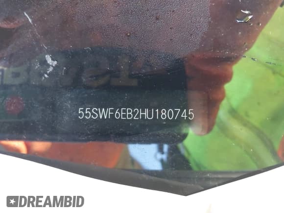 ✅ 2017 Mercedes-Benz C 43 AMG • VIN: 55SWF6EB2HU180745 • Lot: 43380271. Listed on IAAI with 67,205 mi. Free auction sales archive from the USA and detailed vehicle history report at DreamBid. Image 17.