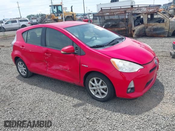 ✅ 2012 Toyota Prius One • VIN: JTDKDTB37C1522838 • Lot: 42595345. Listed on IAAI with 100,729 mi. Free auction sales archive from the USA and detailed vehicle history report at DreamBid. Image 1.
