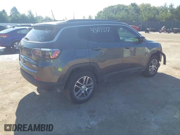 2020 Jeep Compass Latitude с VIN 3C4NJDBB6LT255915, выставлен на аукционе IAAI как лот 43119377 с пробегом 76 566 миль миль и . История ставок и продаж доступна на DreamBid. Изображение 4.