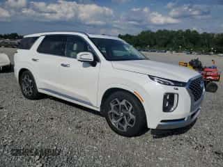 2021 Hyundai Palisade Calligraphy z VIN KM8R7DHE2MU205582, wystawiony jako Copart lot #70760265 z przebiegiem 49 821 mil mil oraz Szkoda całkowita • Salvage title. Historia ofert i sprzedaży dostępna na DreamBid. Obrazek 4.