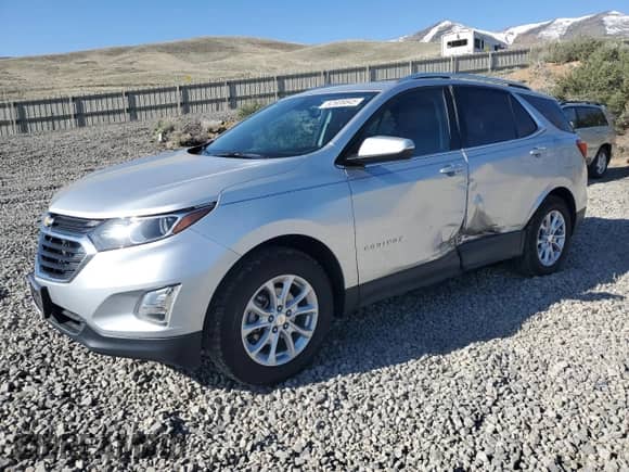 2018 Chevrolet Equinox LT z VIN 3GNAXUEU3JS632124, wystawiony jako Copart lot #52608845 z przebiegiem 66 391 mil mil oraz Szkoda całkowita • Salvage title. Historia ofert i sprzedaży dostępna na DreamBid. Obrazek 1.