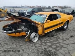 ✅ 1970 Ford Mustang • VIN: 0T02H149716 • Lot: 78257704. Listed on Copart with 3,658 mi. Free auction sales archive from the USA and detailed vehicle history report at DreamBid. Image 1.