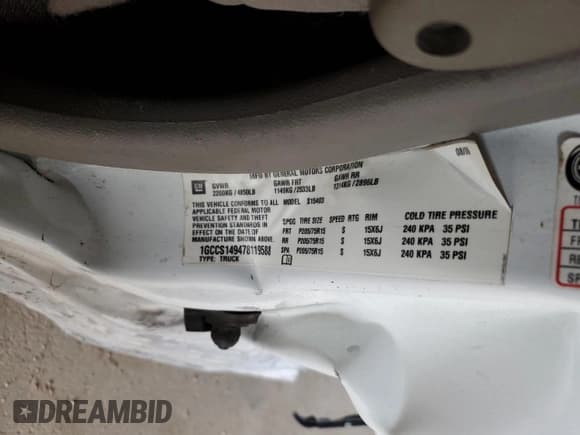 ✅ 2007 Chevrolet Colorado Work Truck • VIN: 1GCCS149478119588 • Лот: 93431405. Опубликован ранее на Copart с пробегом 151 065 миль. Бесплатный доступ к архиву аукционных продаж из США и подробный отчёт об истории автомобиля на DreamBid. Изображение 12.