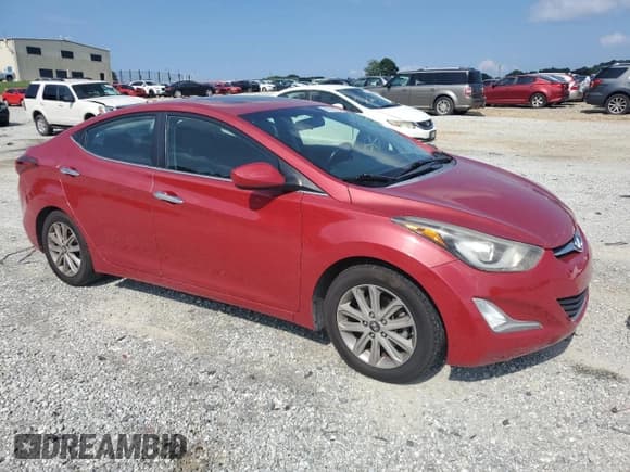 ✅ 2015 Hyundai Elantra SE • VIN: KMHDH4AE0FU344047 • Lot: 65758535. Listed on Copart with 141,666 mi. Free auction sales archive from the USA and detailed vehicle history report at DreamBid. Image 4.