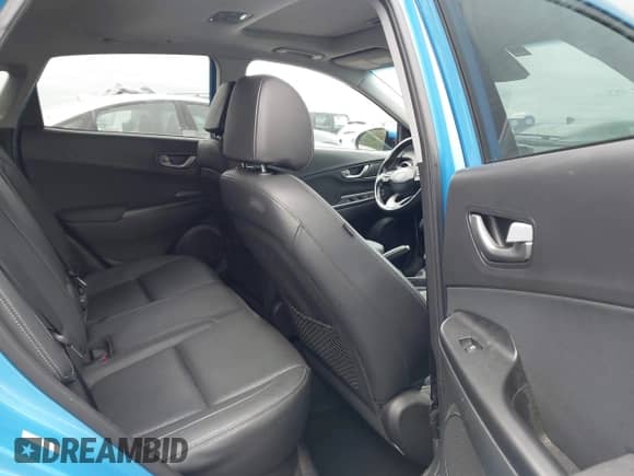 2020 Hyundai Kona Ultimate with VIN KM8K53A59LU532572, listed as a IAAI auction lot 43411407 with 66,092 mi miles and . Bid and sale history available at DreamBid. Image 8.