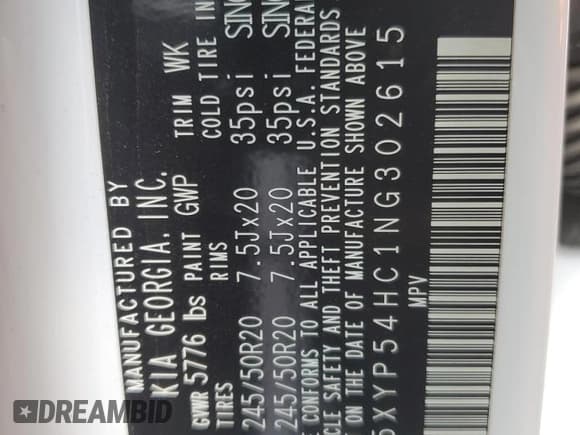 ✅ 2022 Kia Telluride SX • VIN: 5XYP54HC1NG302615 • Lot: 67863665. Wystawiony na Copart z przebiegiem 103 471 mil. Bezpłatny archiwum sprzedaży aukcyjnych z USA i szczegółowy raport historii pojazdu na DreamBid. Zdjęcie 13.