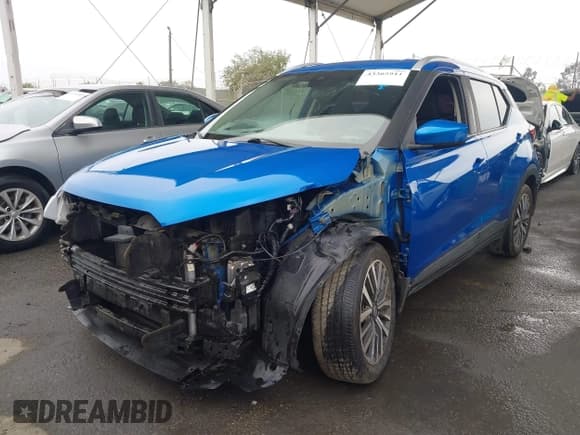 ✅ 2021 Nissan Kicks SV • VIN: 3N1CP5CVXML544711 • Lot: 43365911. Listed on IAAI with 68,009 mi. Free auction sales archive from the USA and detailed vehicle history report at DreamBid. Image 17.