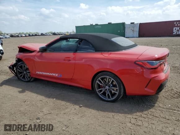 ✅ 2023 BMW 4 Series M440i xDrive • VIN: WBA63AT00PCL82247 • Lot: 56640365. Listed on Copart with Not provided. Free auction sales archive from the USA and detailed vehicle history report at DreamBid. Image 2.