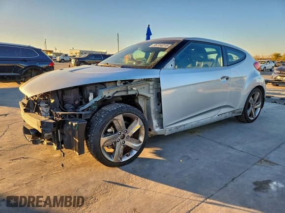 ✅ 2013 Hyundai Veloster Turbo • VIN: KMHTC6AE7DU162655 • Lot: 95734015. Listed on Copart with 89,453 mi. Free auction sales archive from the USA and detailed vehicle history report at DreamBid. Image 1.