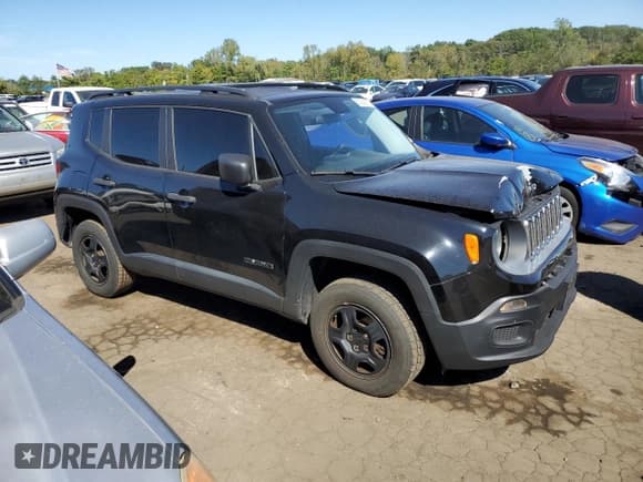 ✅ 2015 Jeep Renegade Sport • VIN: ZACCJBAT2FPC41091 • Lot: 80393615. Wystawiony na Copart z przebiegiem 124 544 mil. Bezpłatny archiwum sprzedaży aukcyjnych z USA i szczegółowy raport historii pojazdu na DreamBid. Zdjęcie 4.