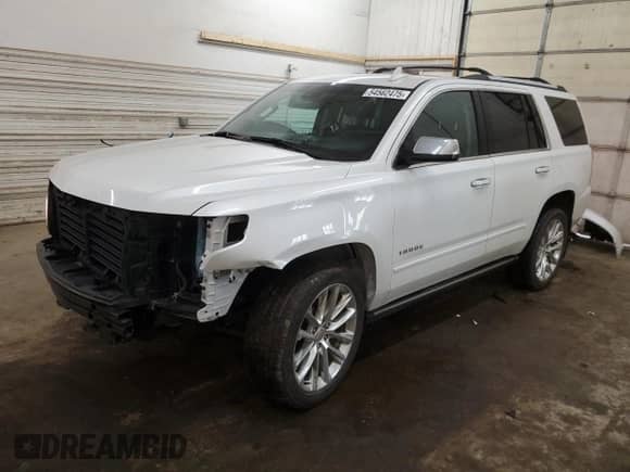 2019 Chevrolet Tahoe Premier z VIN 1GNSKCKJ9KR225873, wystawiony jako Copart lot #54562475 z przebiegiem 80 717 mil mil oraz Szkoda całkowita • Salvage title. Historia ofert i sprzedaży dostępna na DreamBid. Obrazek 1.