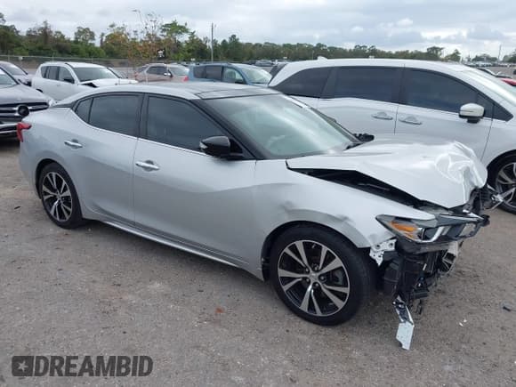 ✅ 2018 Nissan Maxima SV • VIN: 1N4AA6APXJC375285 • Лот: 43830239. Опубликован ранее на IAAI с пробегом 53 819 миль. Бесплатный доступ к архиву аукционных продаж из США и подробный отчёт об истории автомобиля на DreamBid. Изображение 1.
