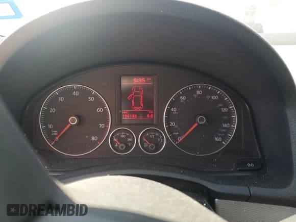 ✅ 2009 Volkswagen Jetta • VIN: 3VWTM81K59M250521 • Lot: 51952285. Listed on Copart with 106,815 mi. Free auction sales archive from the USA and detailed vehicle history report at DreamBid. Image 9.