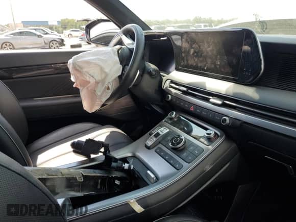 2024 Hyundai Palisade Calligraphy с VIN KM8R7DGE9RU772591, выставлен на аукционе Copart как лот 72577334 с пробегом 5 677 миль миль и Списание • Salvage title. История ставок и продаж доступна на DreamBid. Изображение 8.