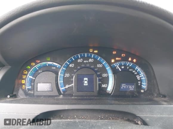 ✅ 2012 Toyota Camry LE • VIN: 4T1BD1FK6CU055654 • Lot: 43794047. Listed on IAAI with 247,769 mi. Free auction sales archive from the USA and detailed vehicle history report at DreamBid. Image 7.