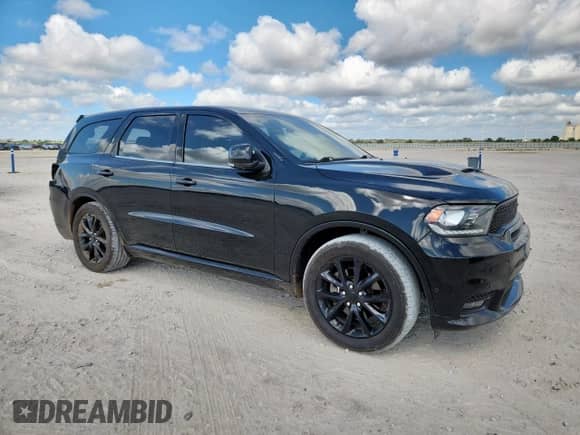 2018 Dodge Durango R/T with VIN 1C4SDHCT3JC205538, listed as a Copart auction lot 82076935 with 91,071 mi miles and Salvage title. Bid and sale history available at DreamBid. Image 4.