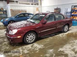 2004 Hyundai Sonata GLS with VIN KMHWF35HX4A935658, listed as a Copart auction lot 43435935 with 21,896 mi miles and Salvage title. Bid and sale history available at DreamBid. Image 1.