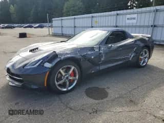 ✅ 2014 Chevrolet Corvette 3LT • VIN: 1G1YF3D71E5128406 • Lot: 84060495. Listed on Copart with 16,279 mi. Free auction sales archive from the USA and detailed vehicle history report at DreamBid. Image 1.