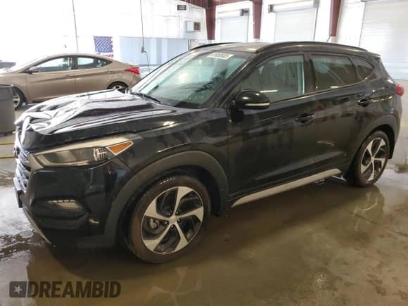 2017 Hyundai Tucson Sport z VIN KM8J33A24HU553893, wystawiony jako Copart lot #81850935 z przebiegiem 95 648 mil mil oraz Szkoda całkowita • Salvage title. Historia ofert i sprzedaży dostępna na DreamBid. Obrazek 1.