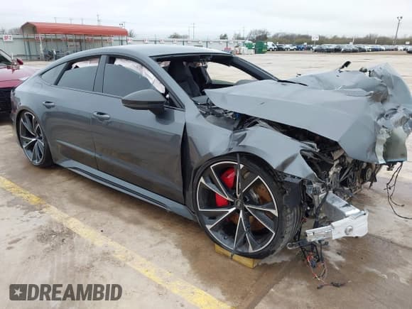 ✅ 2023 Audi RS 7 • VIN: WUAPCBF20PN905140 • Лот: 41477057. Опубликован ранее на IAAI с пробегом 11 794 миль. Бесплатный доступ к архиву аукционных продаж из США и подробный отчёт об истории автомобиля на DreamBid. Изображение 1.