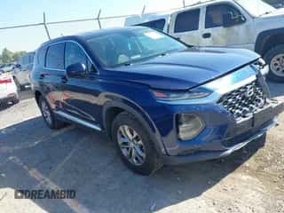 2020 Hyundai Santa Fe SE with VIN 5NMS2CAD5LH229638, listed as a IAAI auction lot 43171267 with 126,613 mi miles and . Bid and sale history available at DreamBid. Image 1.